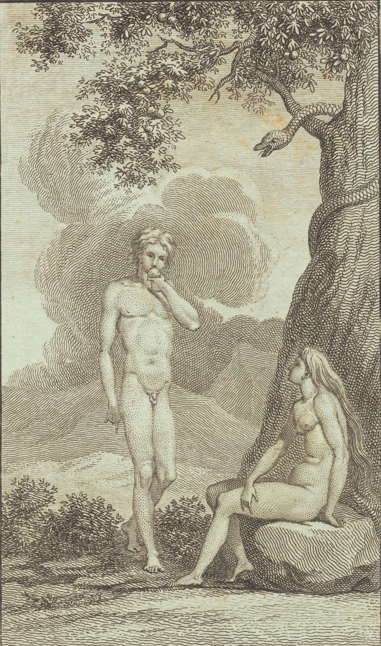 Ilustracja do "Adama i Ewy" Ewalda. IV autorstwa J.F. Clemens