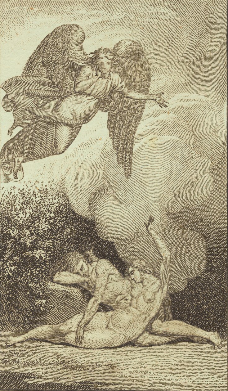 Ilustracja do "Adama i Ewy" Ewalda. W autorstwa J.F. Clemens