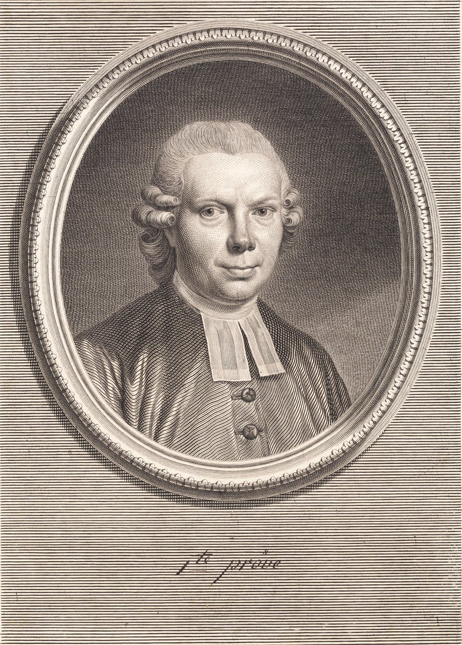 Królewski spowiednik Christian Bastholm autorstwa J.F. Clemens