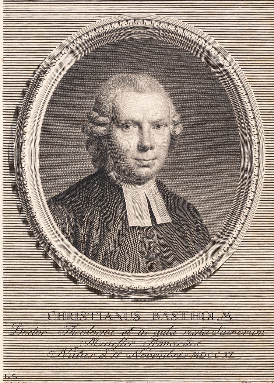 Królewski spowiednik Christian Bastholm autorstwa J.F. Clemens