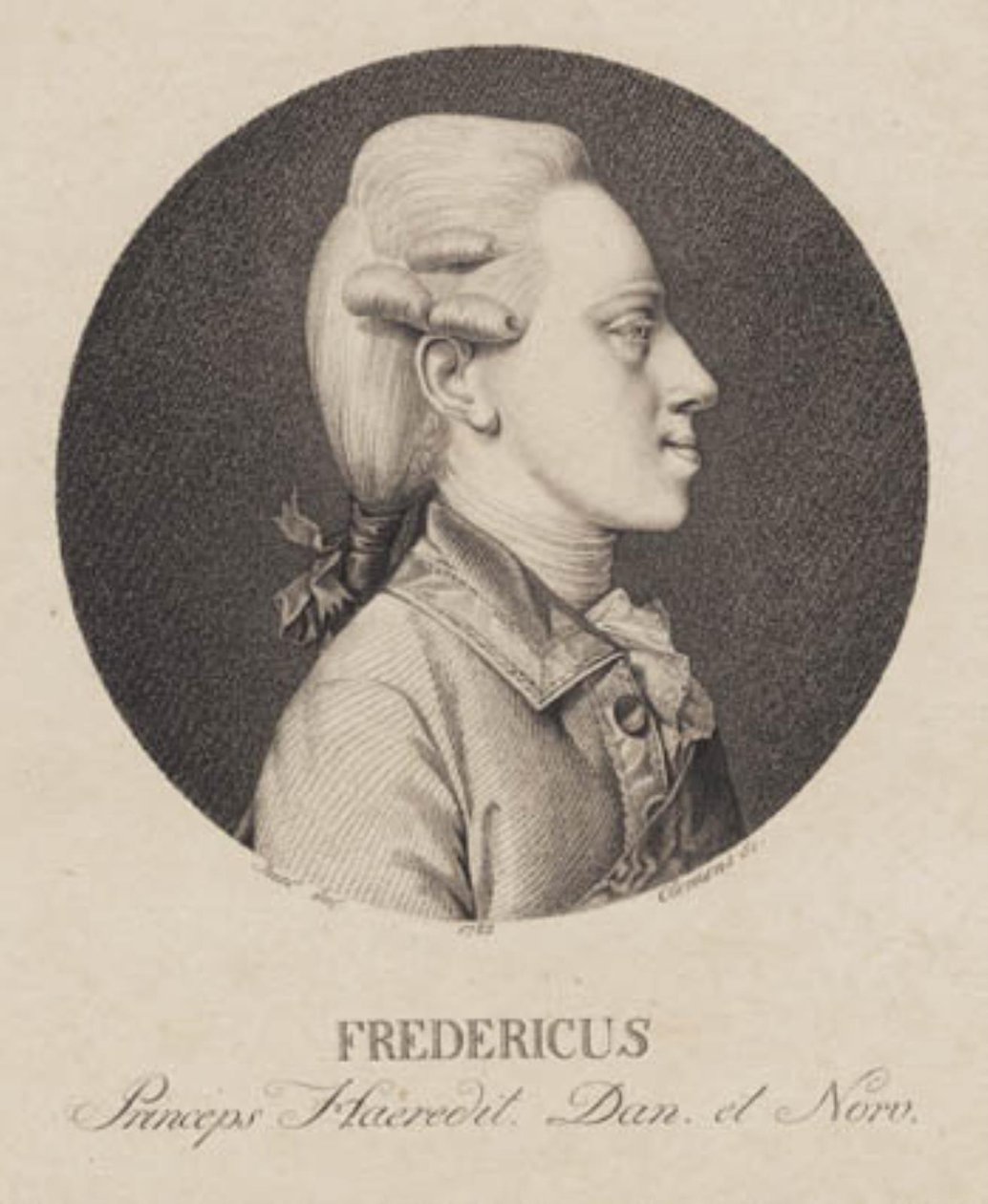 Książę Koronny Fryderyk (VI) autorstwa J.F. Clemens