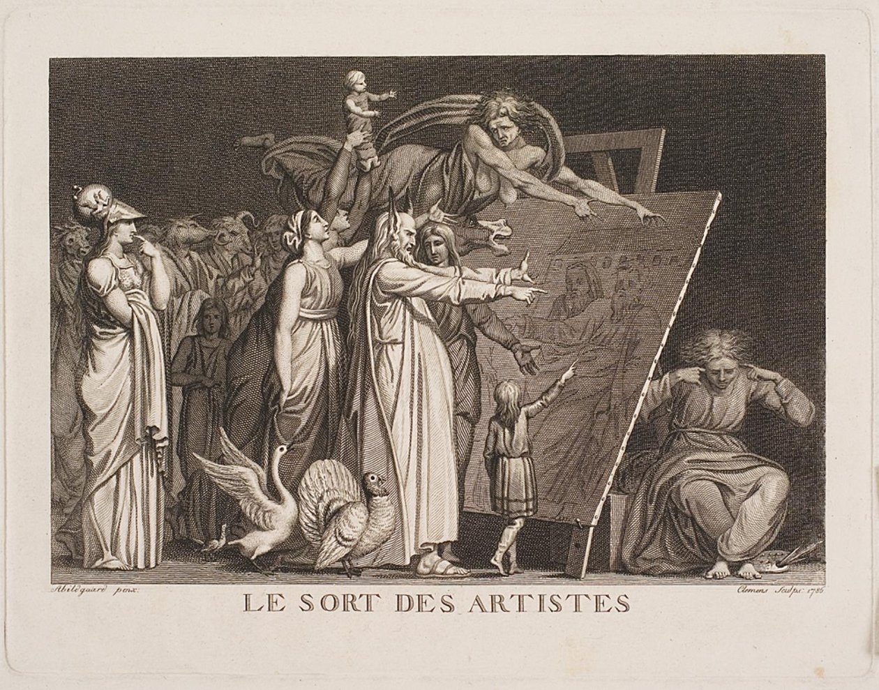Los artystów autorstwa J.F. Clemens