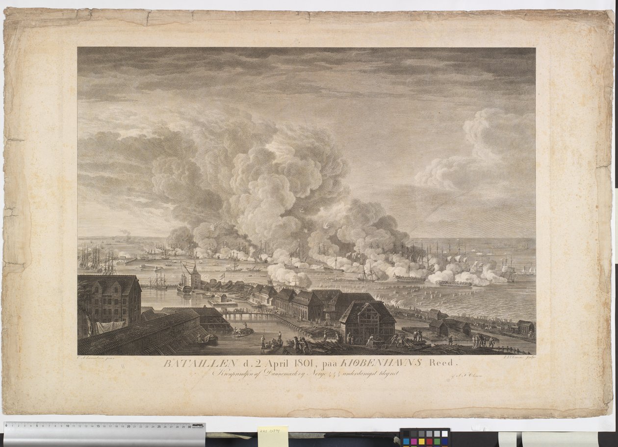 Bitwa pod Reden 2 kwietnia 1801 r. autorstwa J.F. Clemens