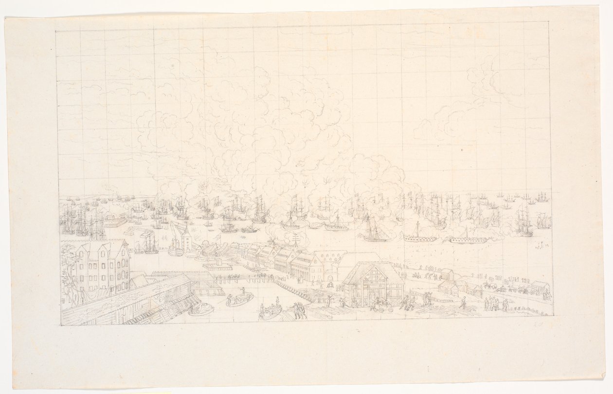 Bitwa pod Reden 2 kwietnia 1801 autorstwa J.F. Clemens