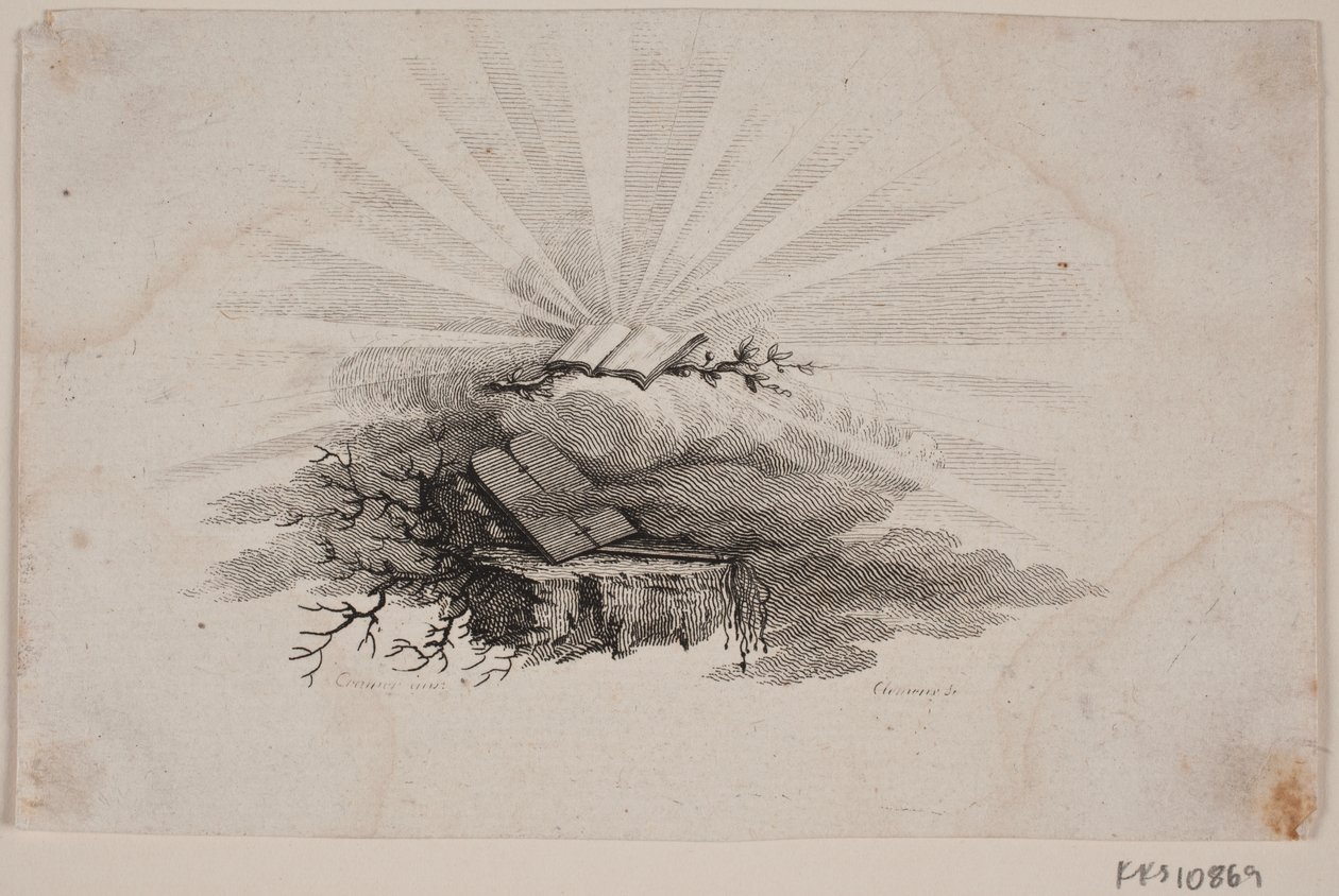 Winieta tytułowa dla C. Bastholma: „Przemówienia duchowe”, 1779 autorstwa J.F. Clemens