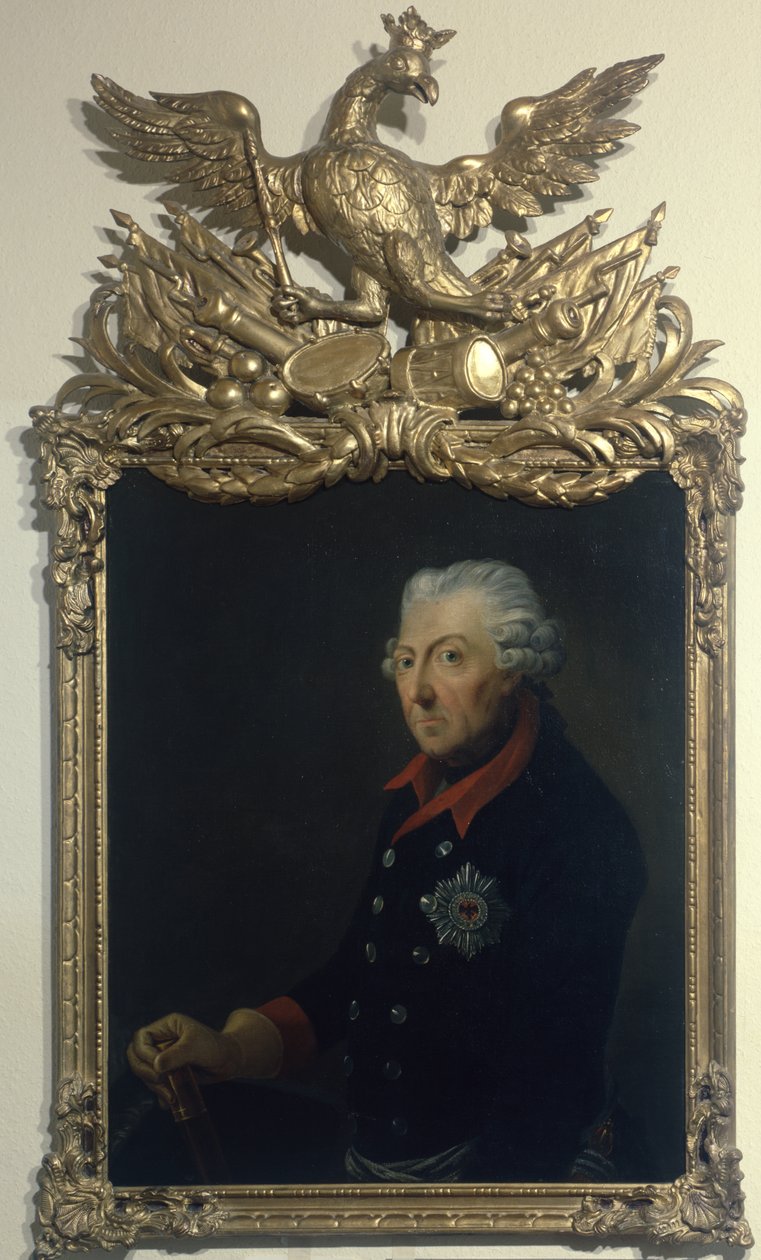 Fryderyk II Pruski autorstwa J.H.C. Franke