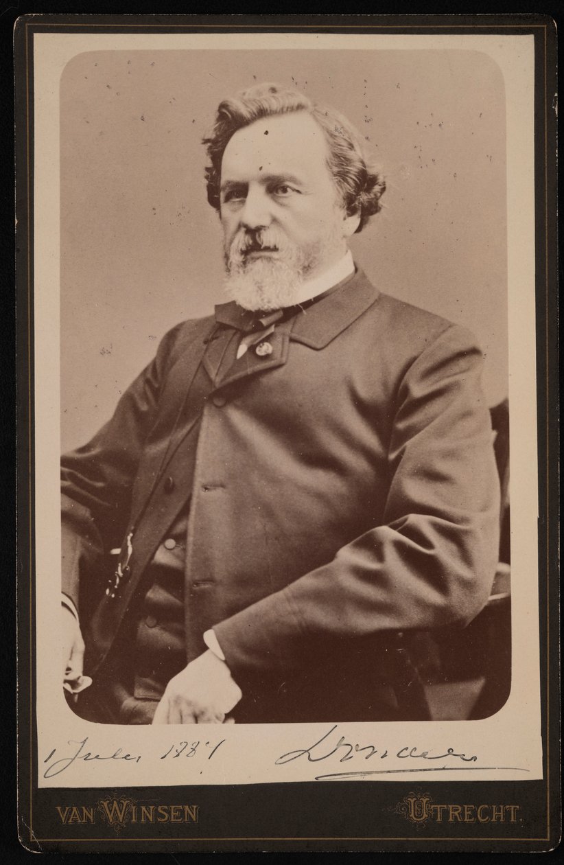 Portret Franciscus Cornelius Donders 1818-1889, 1 lipca 1884. autorstwa JJA Van Winsen