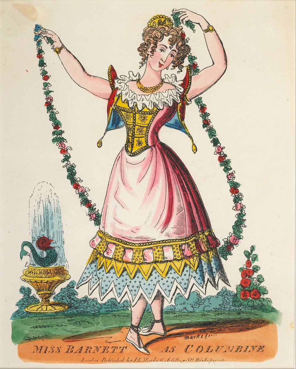 portret teatralny autorstwa J.L. Marks