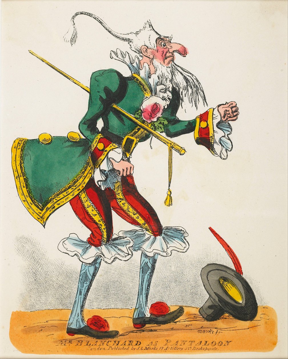 portret teatralny autorstwa J.L. Marks