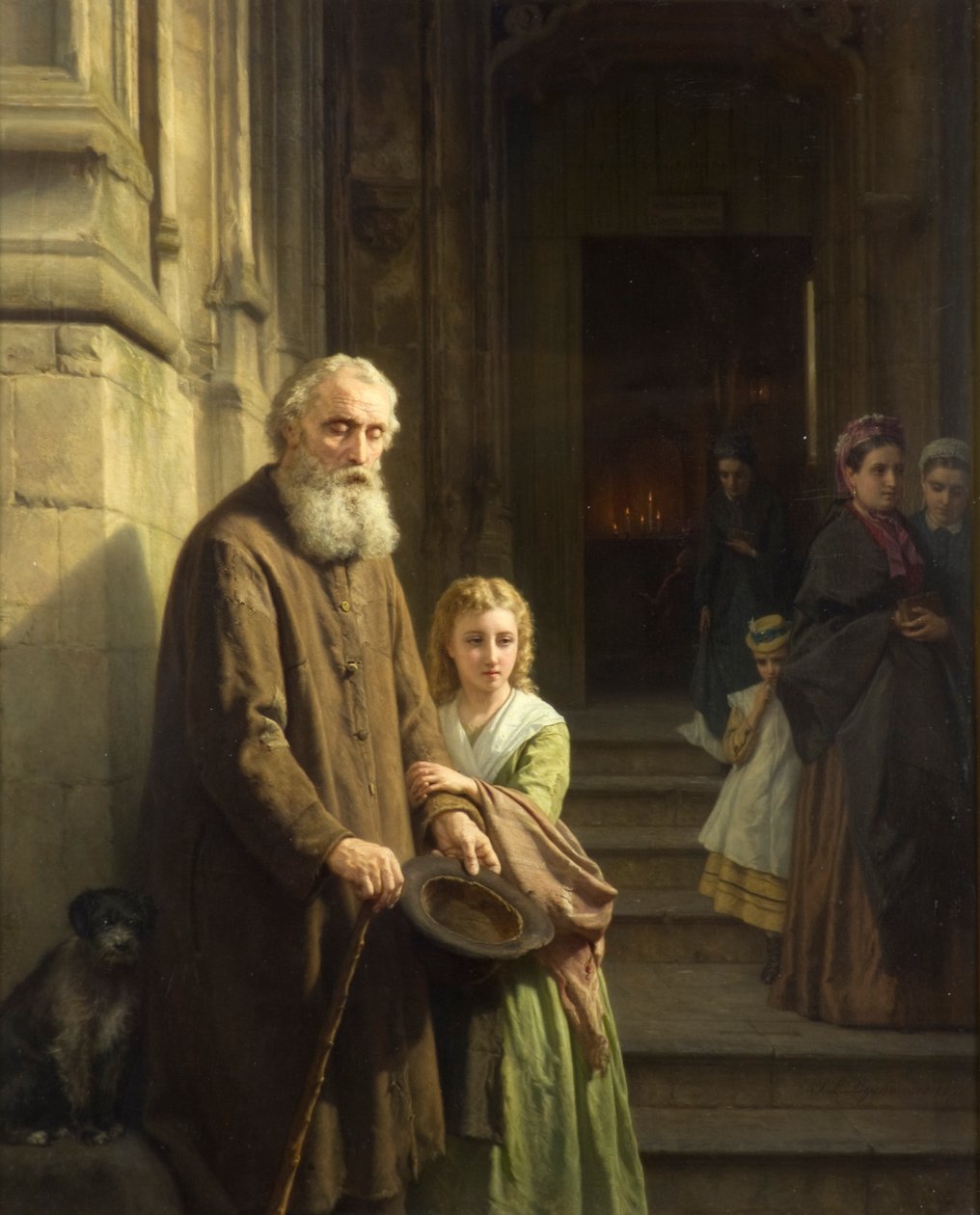 Ślepy żebrak autorstwa J.L.  Dyckmans