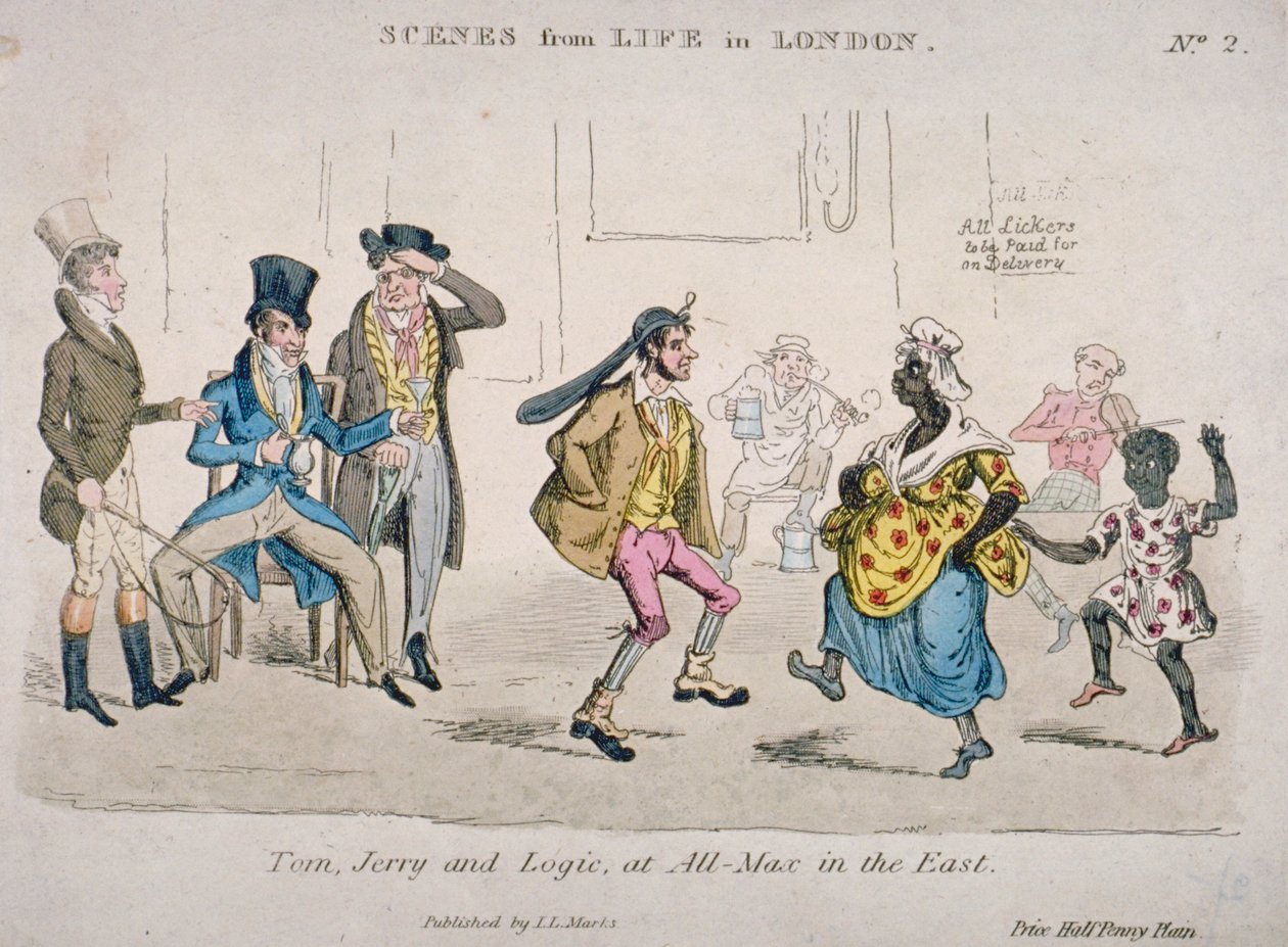 „Tom, Jerry i Logic w All-Max na Wschodzie”, 1821 autorstwa JL Marks