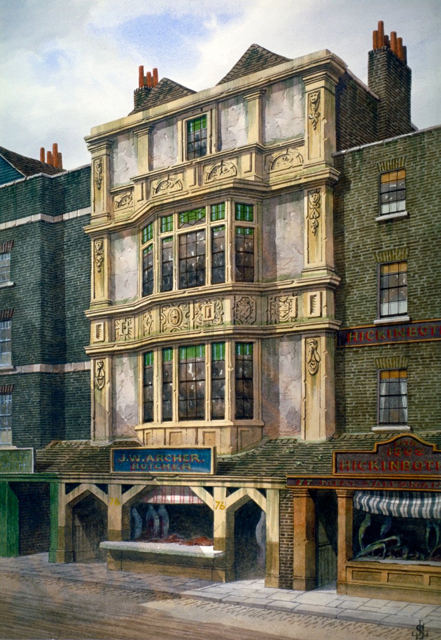 76 Aldgate High Street, Londyn, c1860 autorstwa JL Stewart