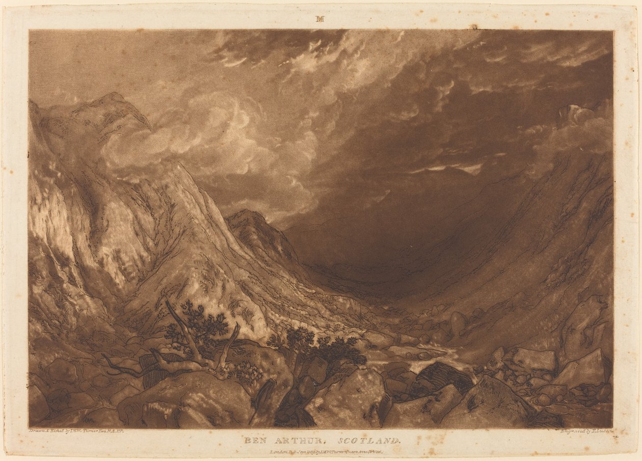 Ben Arthur, opublikowany 1819. autorstwa Joseph Mallord William Turner