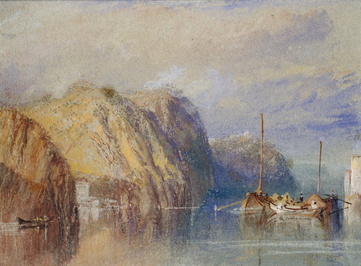 Między Clairmont a Mauves, 1826-1830 autorstwa Joseph Mallord William Turner