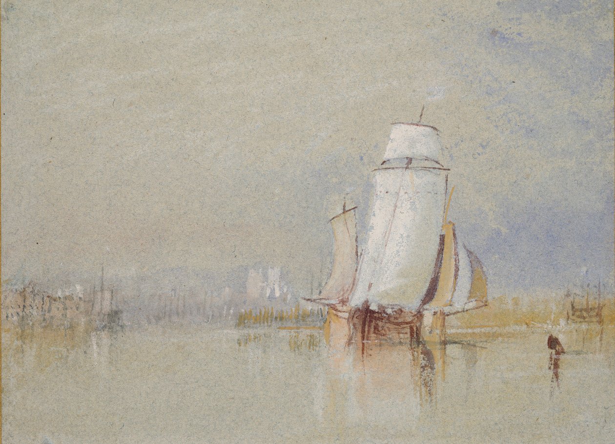 Spokój nad Loarą, 1832 autorstwa Joseph Mallord William Turner