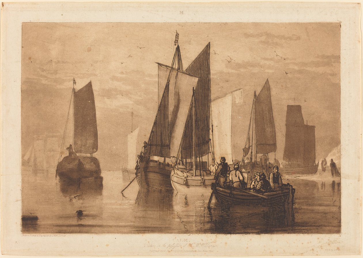 Spokój, opublikowana w 1812 r. autorstwa Joseph Mallord William Turner