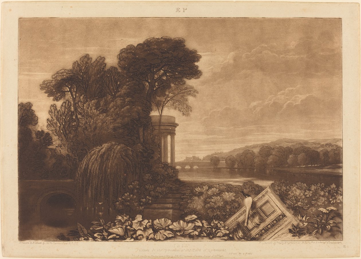 Isis, opublikowane 1819. autorstwa Joseph Mallord William Turner