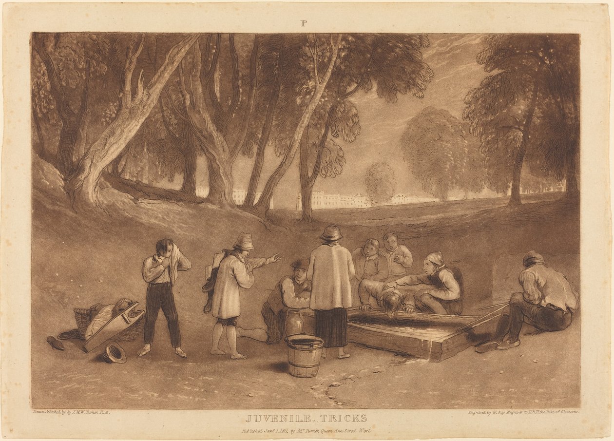 Sztuczki dla nieletnich, opublikowane w 1811 r. autorstwa Joseph Mallord William Turner