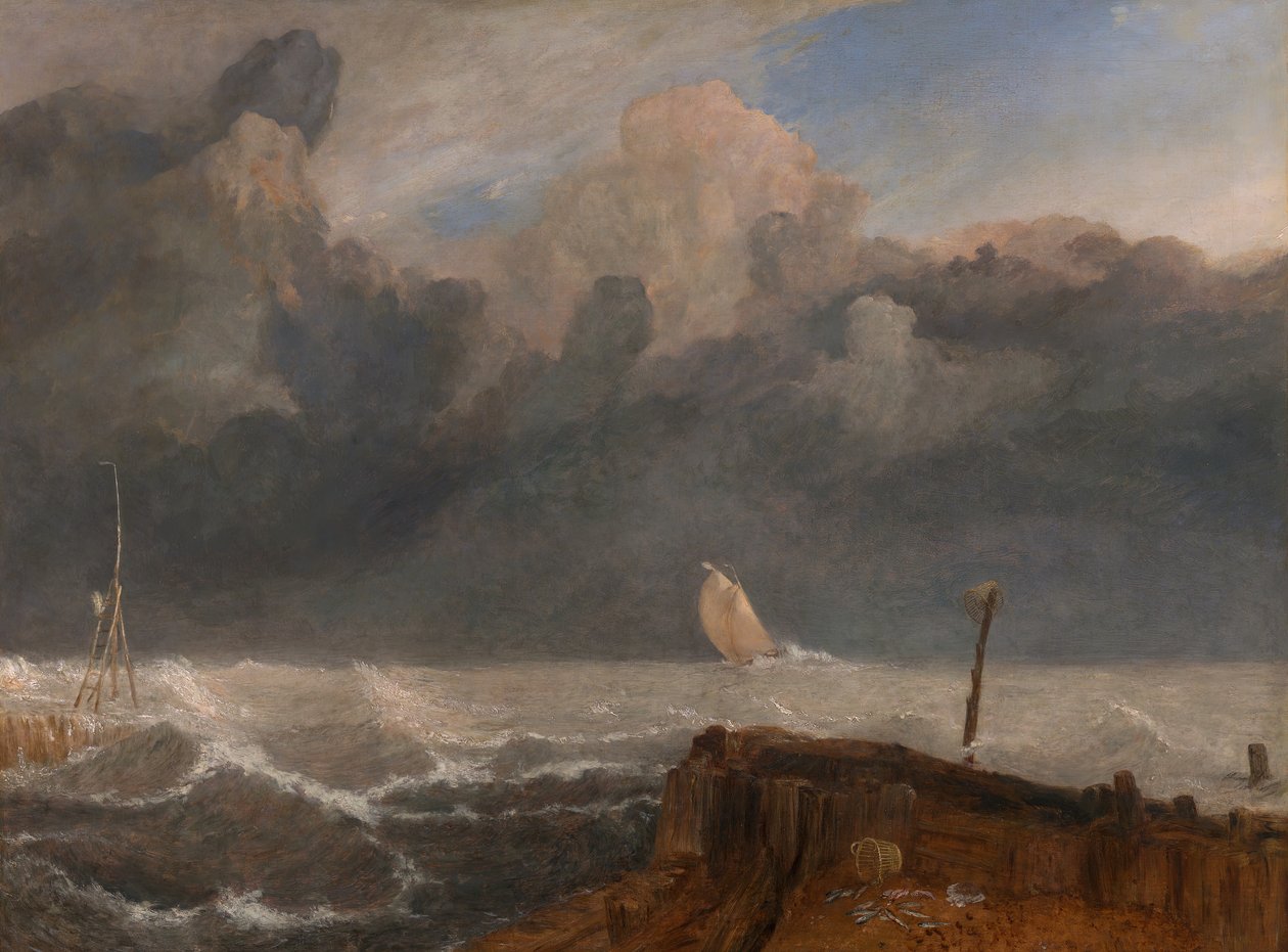 Port Ruysdael, w latach 1826-1827. autorstwa Joseph Mallord William Turner