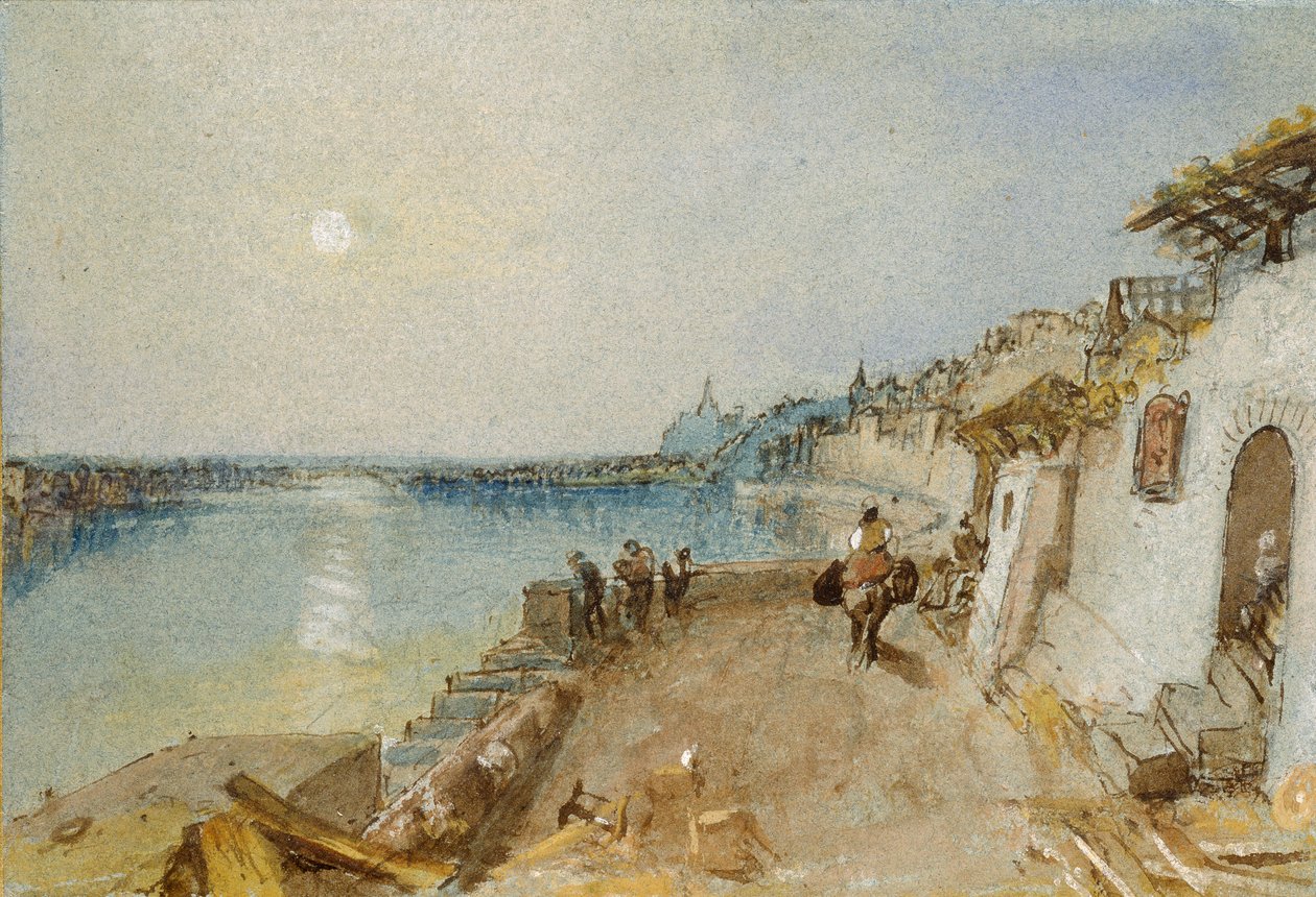 Rietz, niedaleko Saumur, ok. 1830 autorstwa Joseph Mallord William Turner