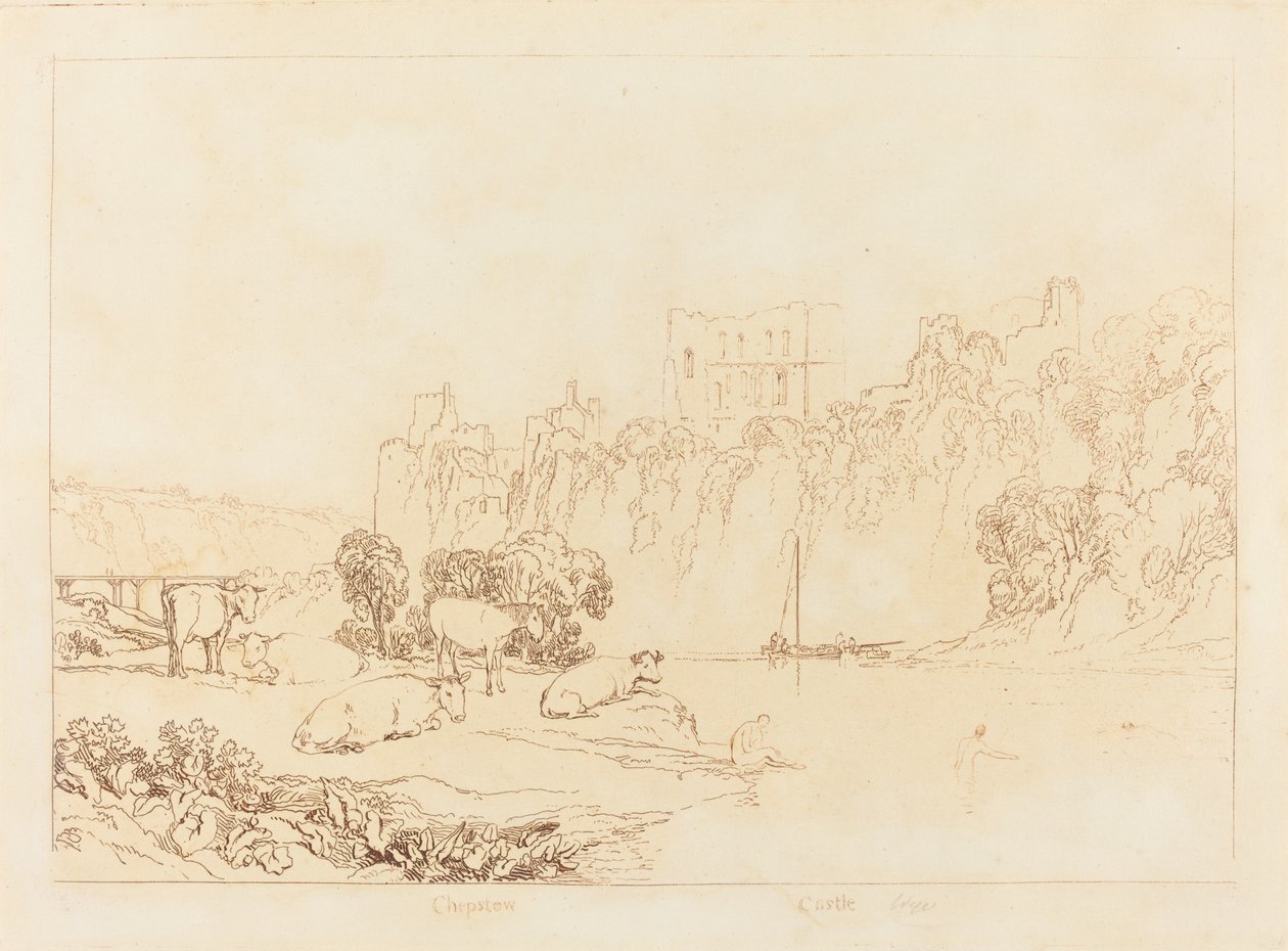 Rzeka Wye, opublikowana w 1812 r. autorstwa Joseph Mallord William Turner