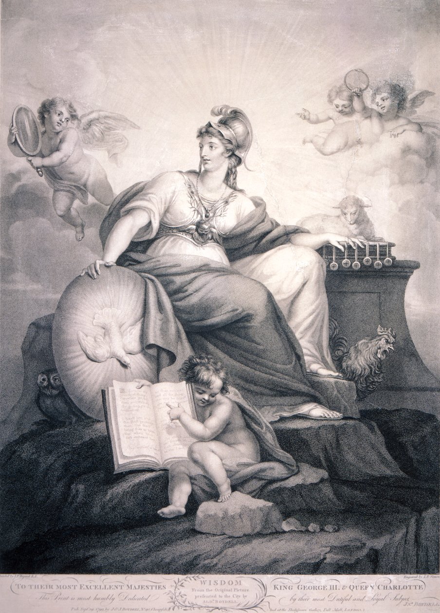 „Mądrość”, 1799 autorstwa JP Simon