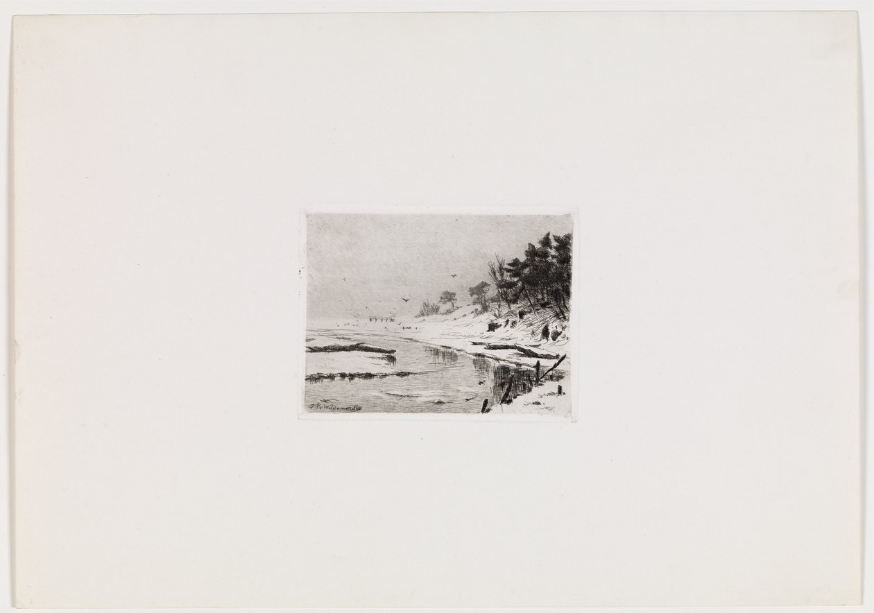 Strandparti autorstwa J.P. Wildenrath