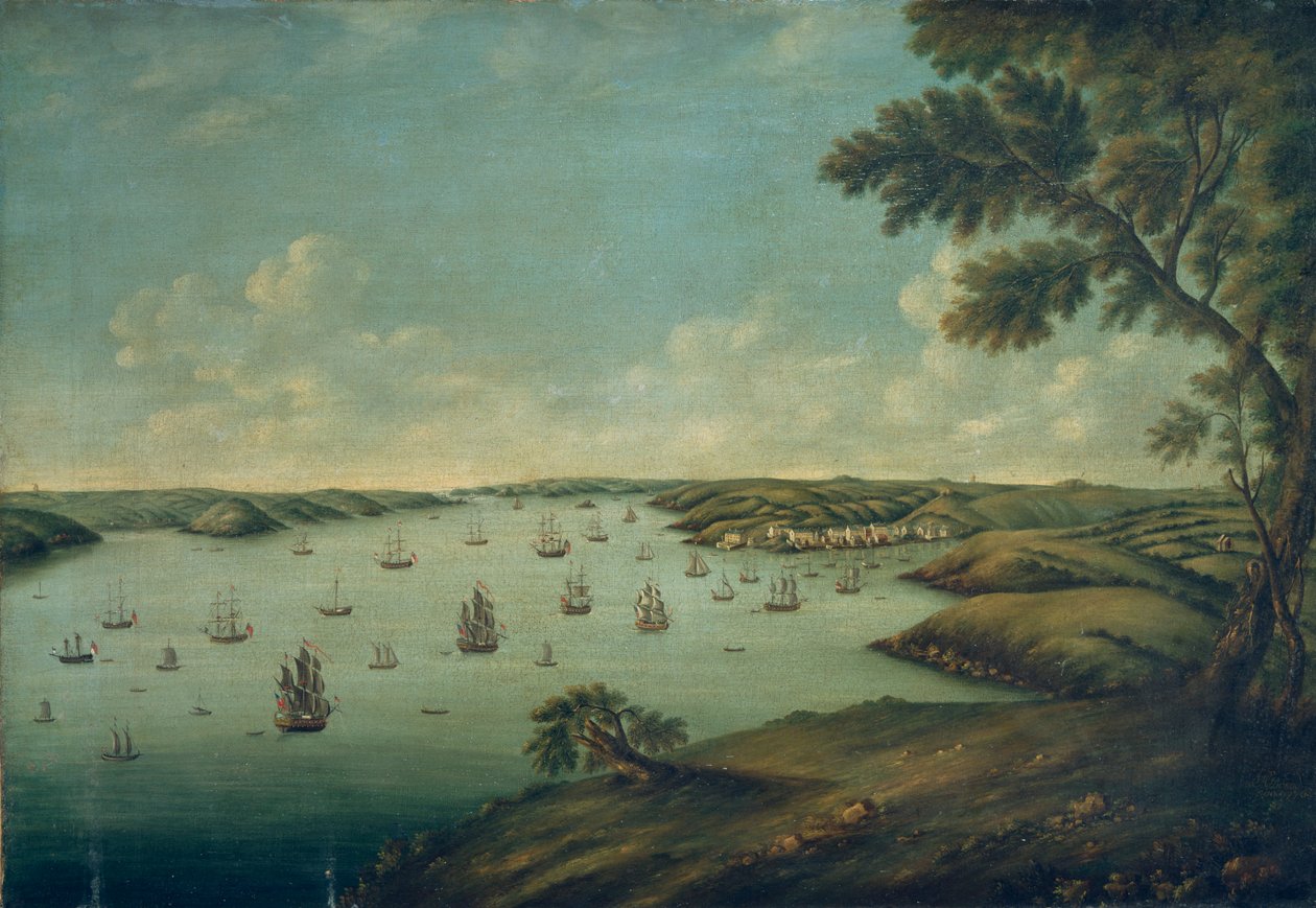„Przystań Milforda”, 1776 r. autorstwa JR Attwood