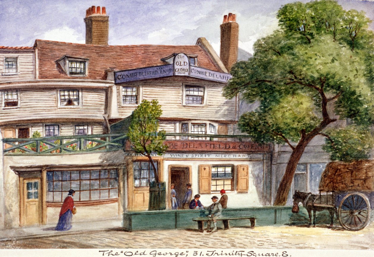 Plac Trójcy, Londyn, 1867 autorstwa JT Wilson