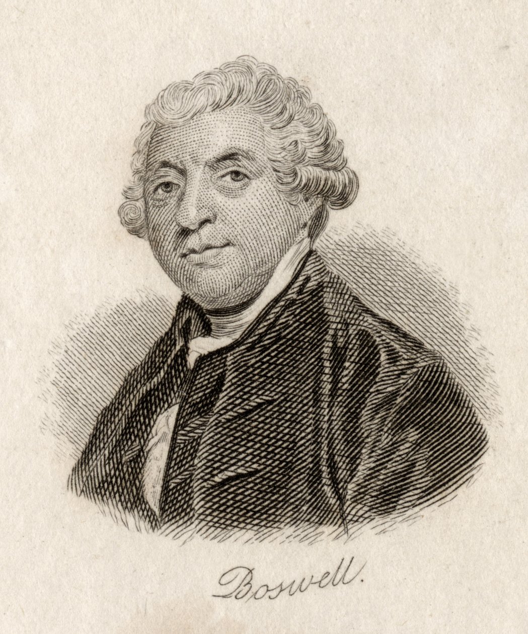 James Boswell autorstwa J.W. Cook