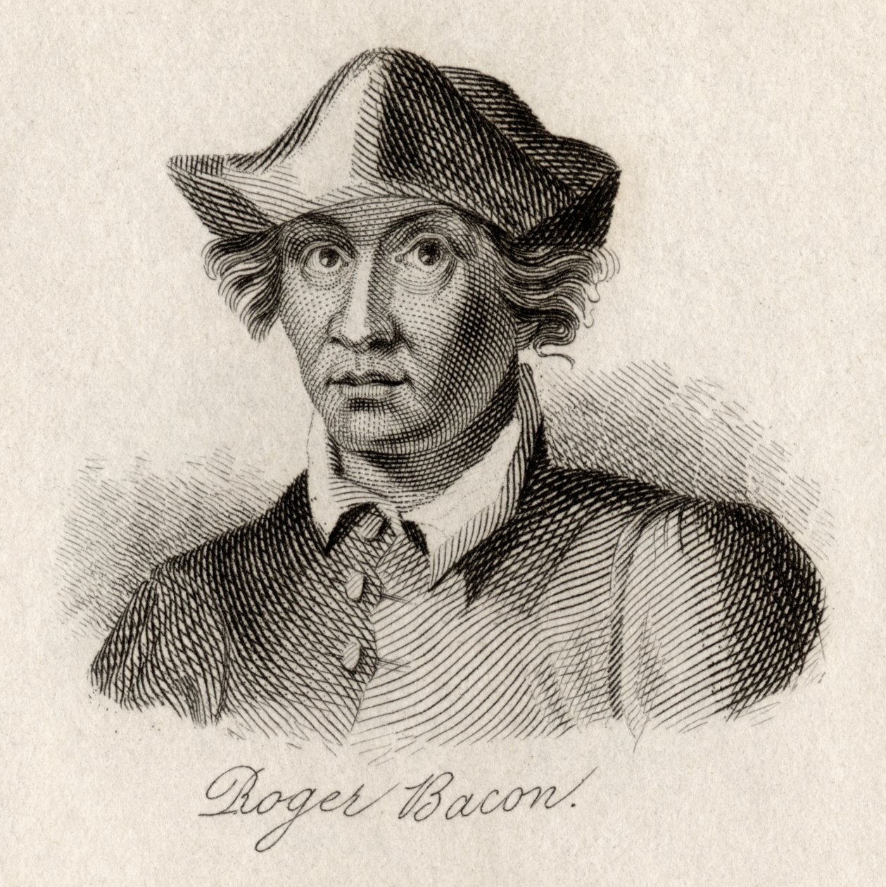 Roger Bacon autorstwa J.W. Cook