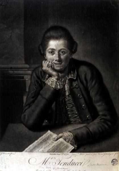 Pan Tenducci, grawerowane przez Johna Finlaysona (1730-76) autorstwa J. (after) Bruscett