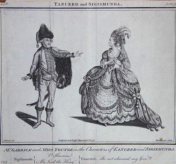 „O mój Panie, Królu nieba”, scena z „Tankreda i Zygmunta” Jamesa Thomsona autorstwa J. (after) Roberts