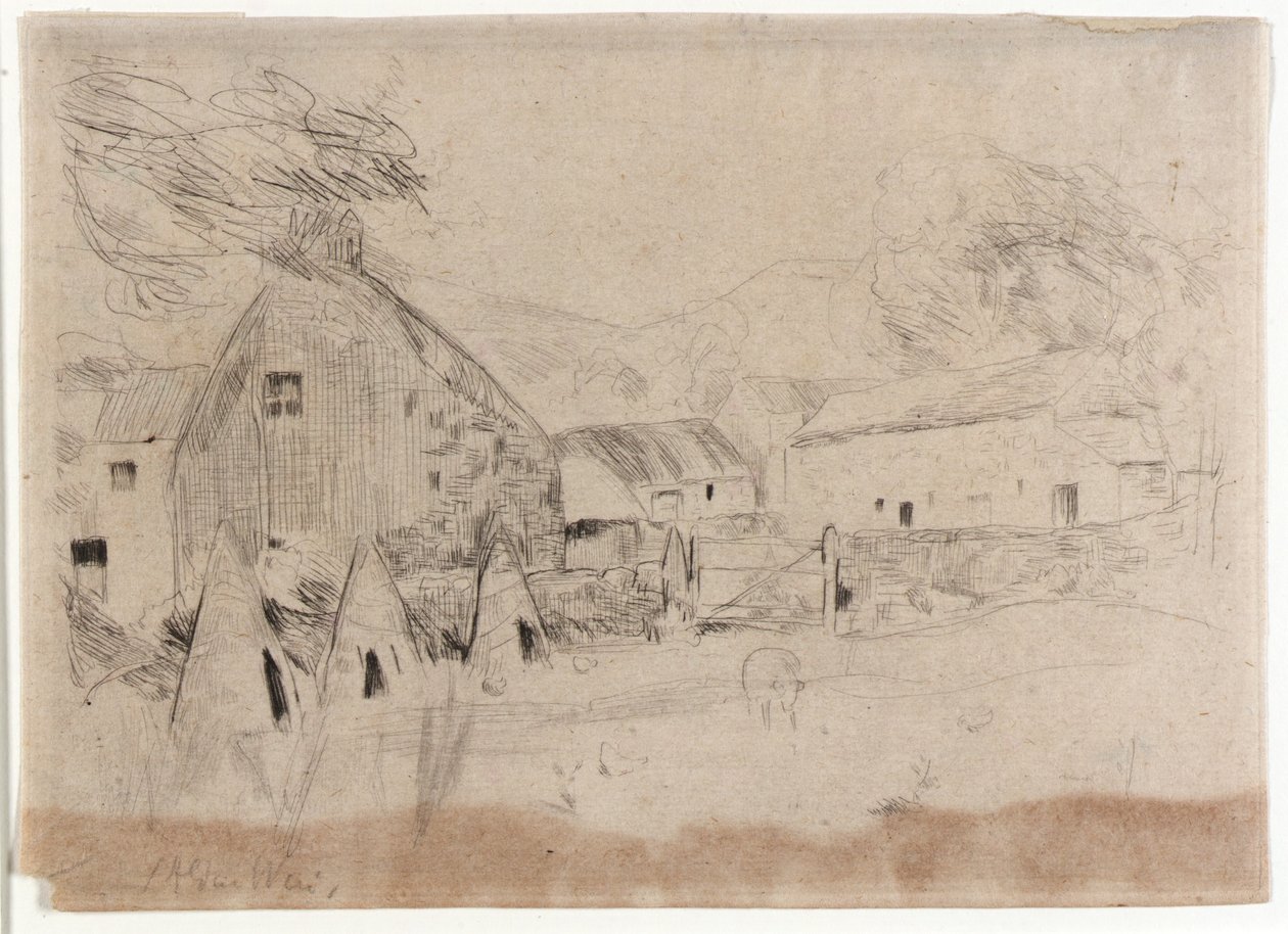 Farma - Wyspa Man autorstwa J. Alden Weir