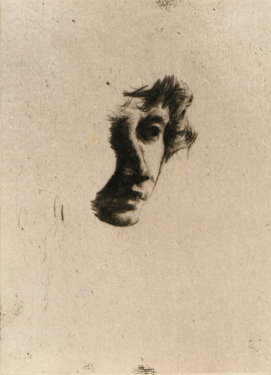Fragment głowy autorstwa J. Alden Weir