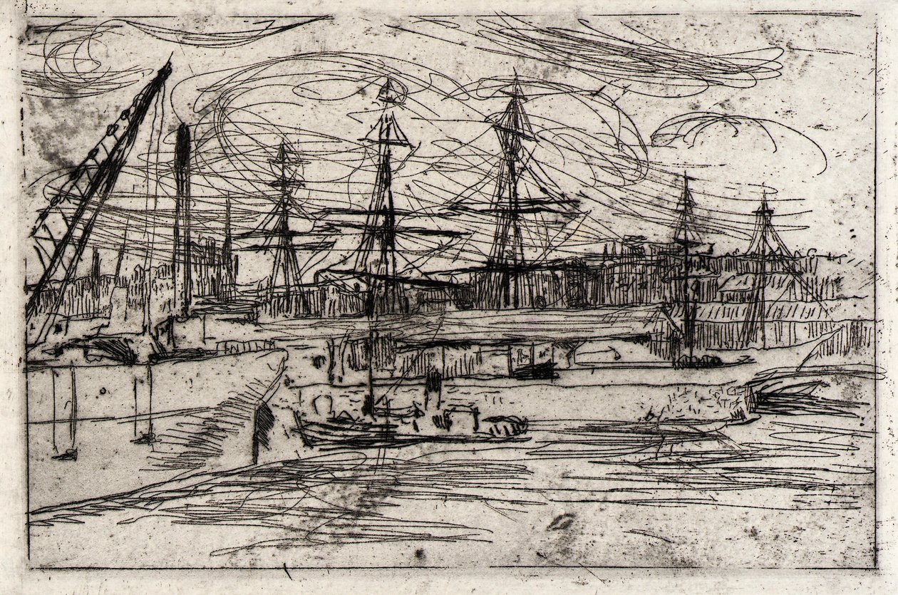 Doki w Liverpoolu autorstwa J. Alden Weir