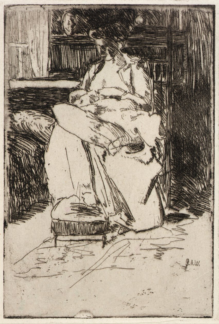 Matka i dziecko nr 1 autorstwa J. Alden Weir