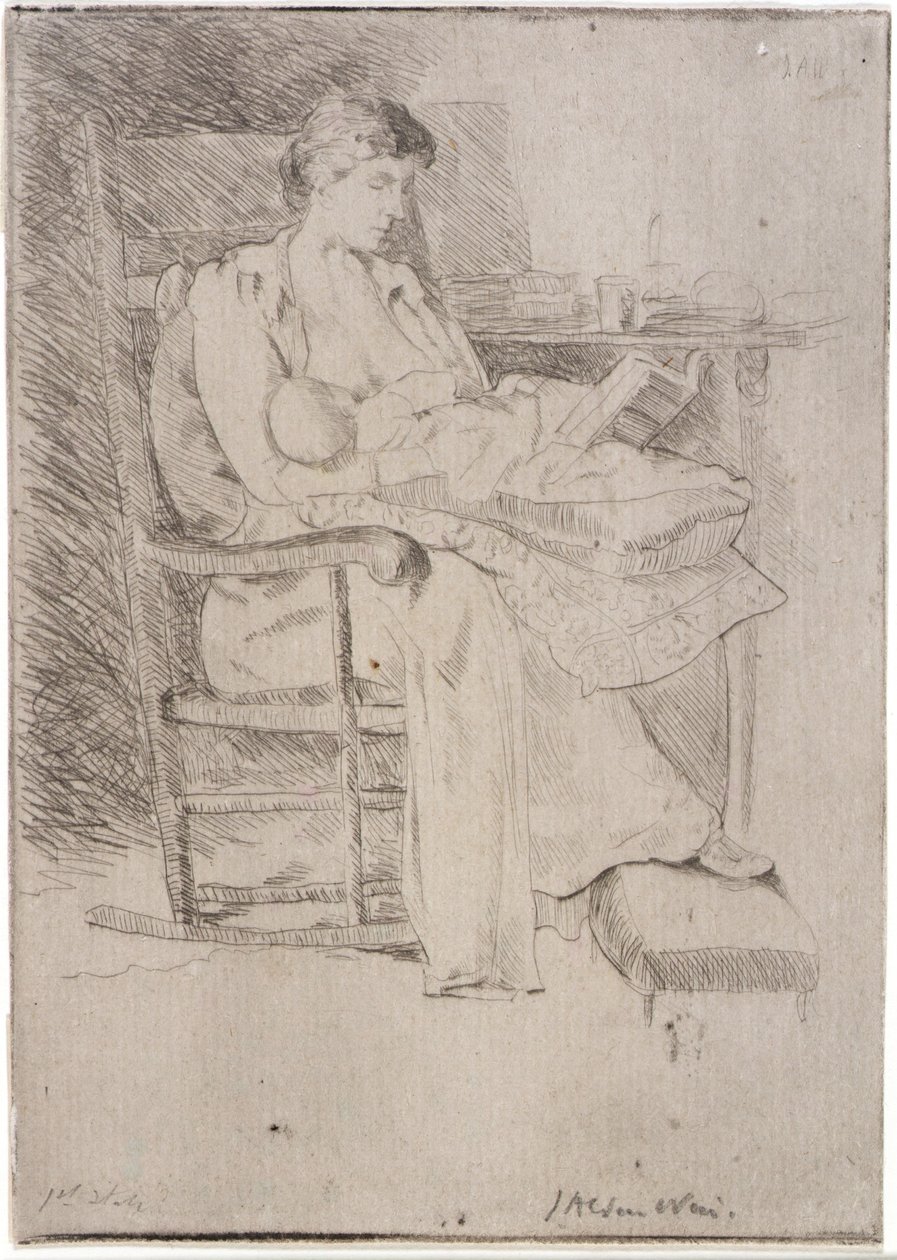 Matka i dziecko nr 2 autorstwa J. Alden Weir