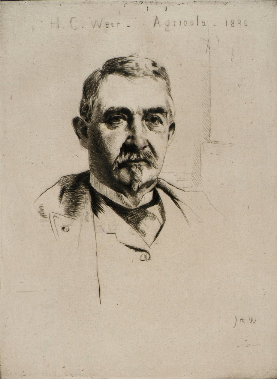 Portret pułkownika H.C. Weira (Agricola) autorstwa J. Alden Weir