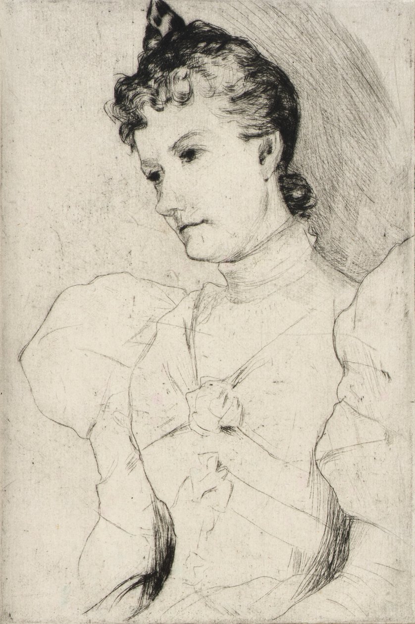 Portret panny Ross autorstwa J. Alden Weir