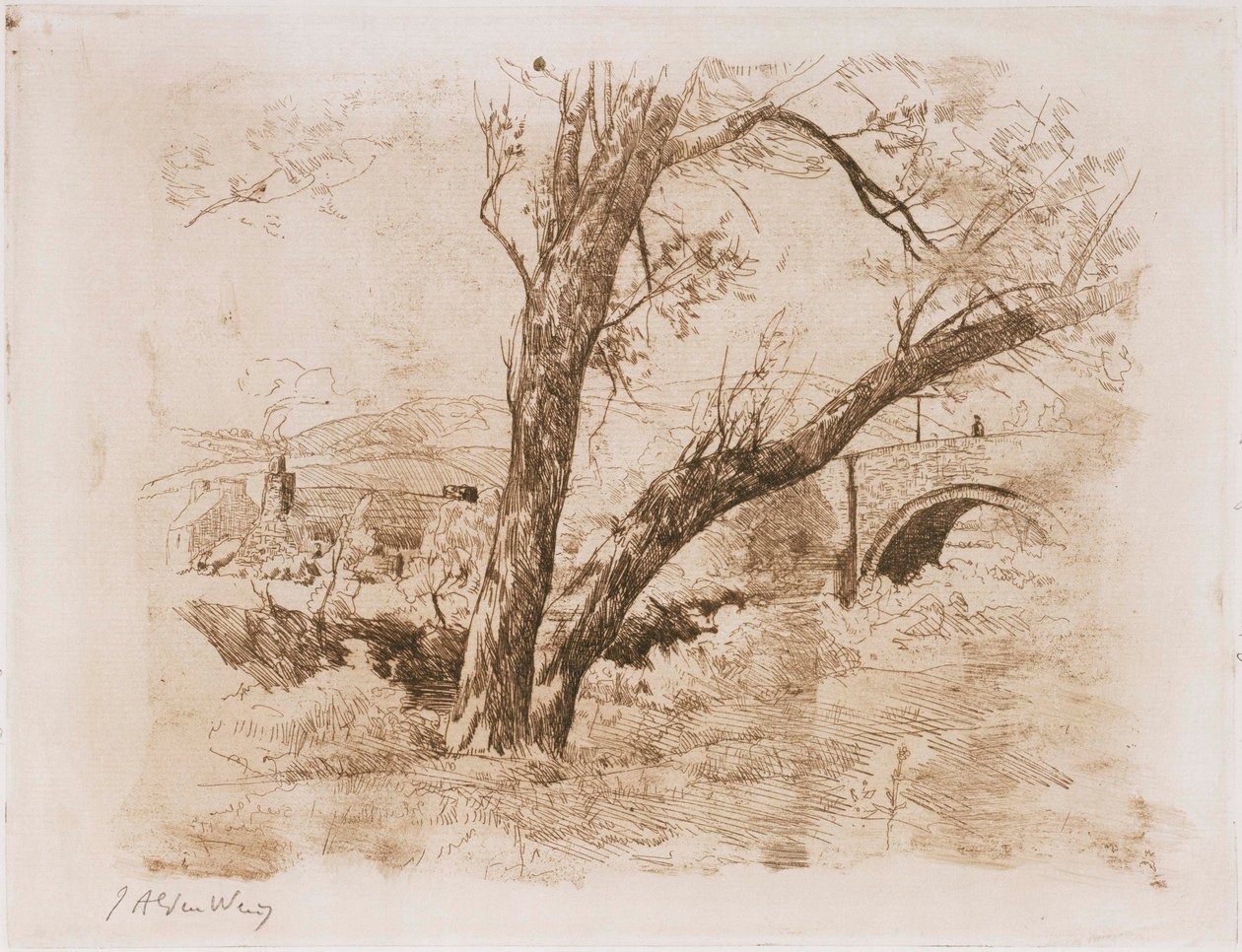 Dolina Sulby - Wyspa Man autorstwa J. Alden Weir
