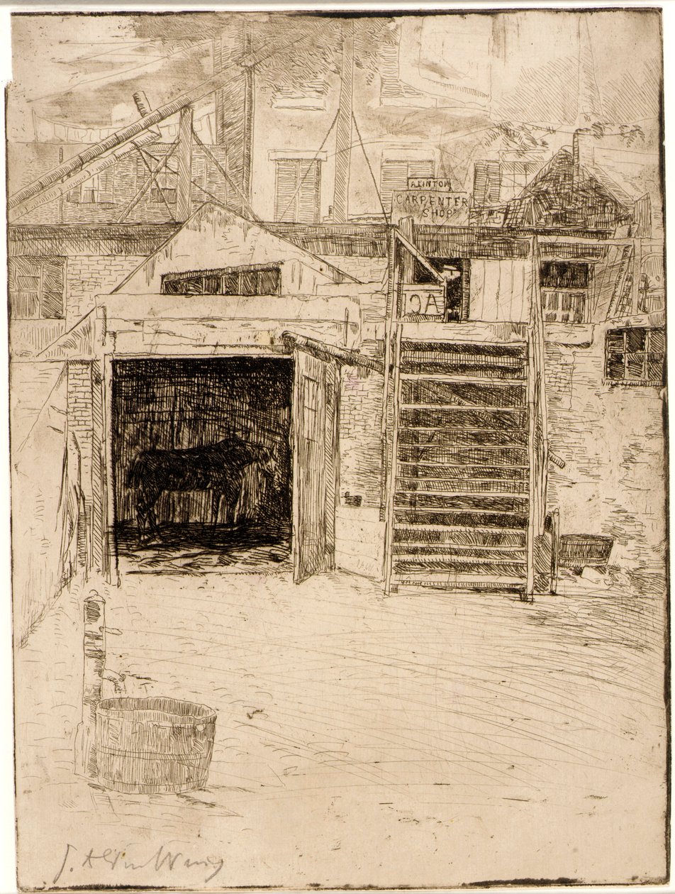 Stolarnia autorstwa J. Alden Weir