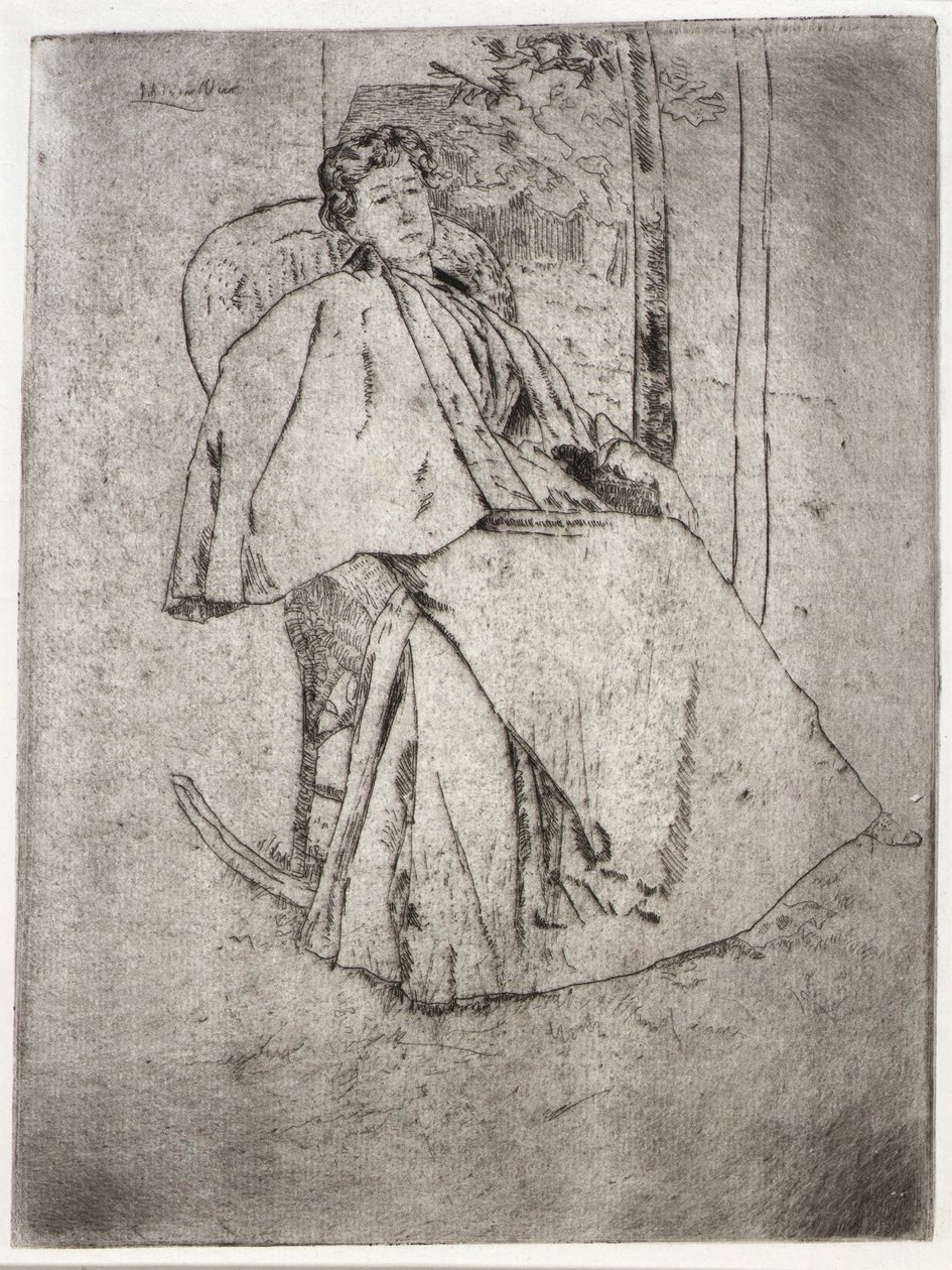 Fotel bujany autorstwa J. Alden Weir