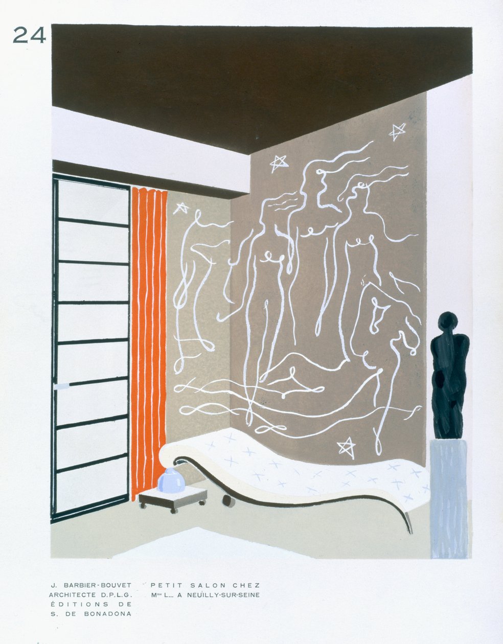 Mały salon w autorstwa J. Barbier Bouvet