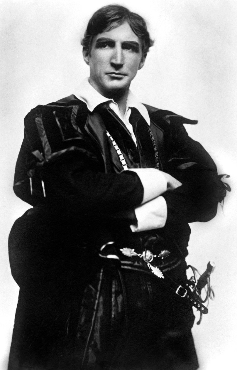 Jerrold Robertshaw 1866-1941, angielski aktor, początek XX wieku. autorstwa J. Beagles and Co.