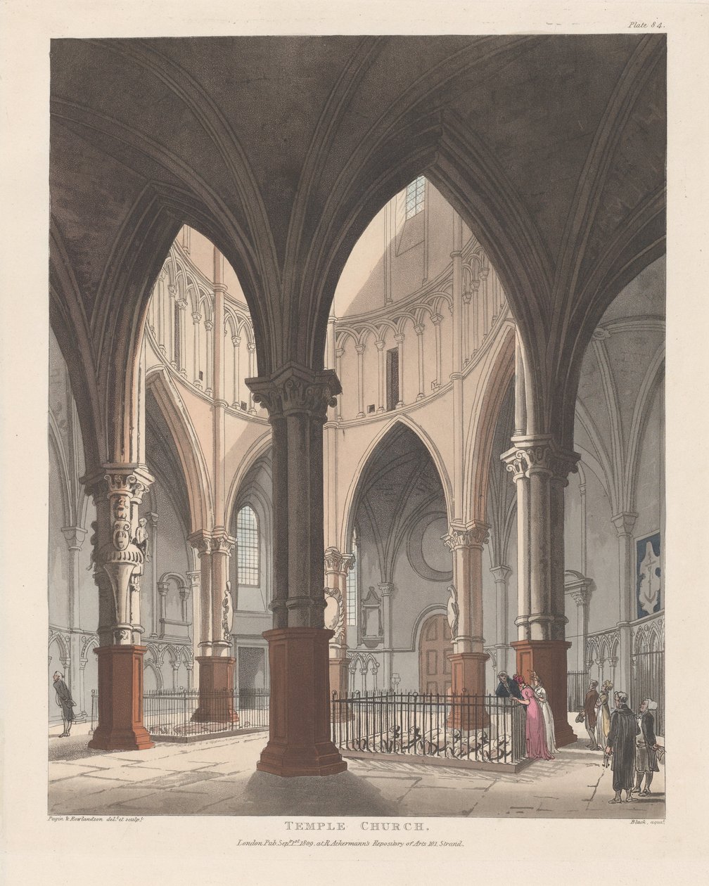 Kościół Świątynny, 1 września 1809 r., 1 września 1809 r. autorstwa J. Bluck