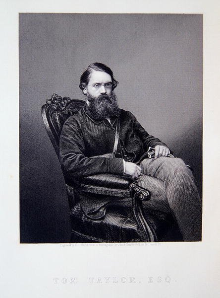 Tom Taylor, z „Galeria portretów w salonie wybitnych osobistości” autorstwa J. and C. (after) Watkins