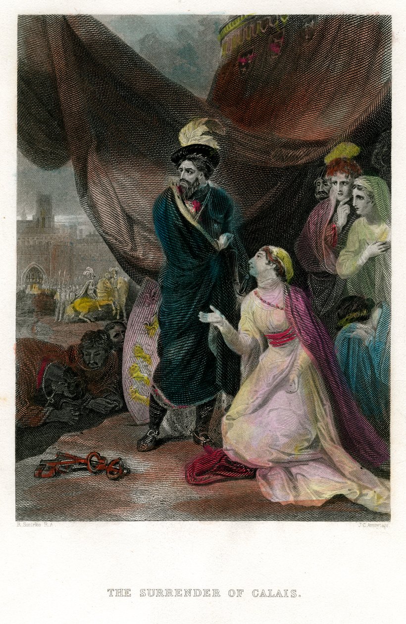 Kapitulacja Calais, XIX wiek autorstwa J. C. Armytage