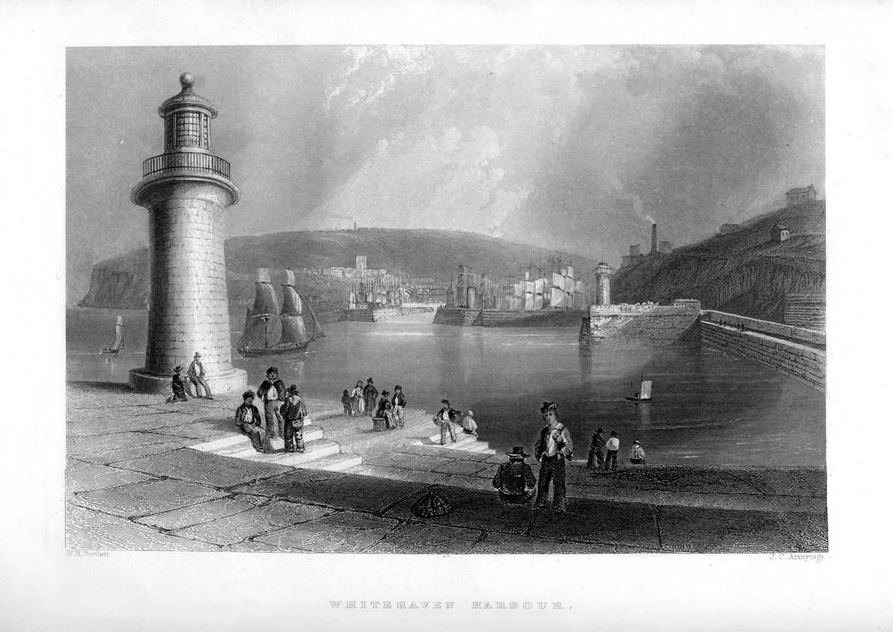 Port Whitehaven, Kumbria, 1886. autorstwa J. C. Armytage