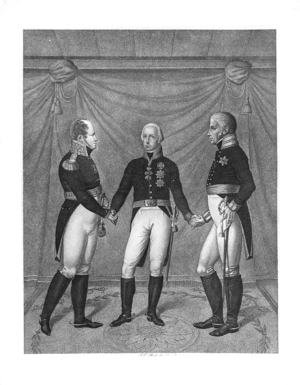 Holly Alliance, 1815 autorstwa J. C. Bock